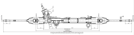 Repuestos de motos Nicaragua - cremallera de dirección asistida 26079913 0208V2713 BUICK