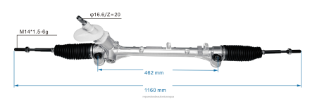 Mayoristas de repuestos de auto - cremallera de dirección asistida 26310429 0208V2702 CHEVROLET