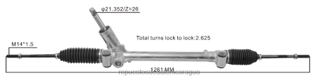 Repuestos Suzuki motos Nicaragua - Cremallera de dirección asistida 42514718 42514719 95316174 42351614 94537903 95522126 95521793 900814 94537904 95915223 0208V2697 CHEVROLET
