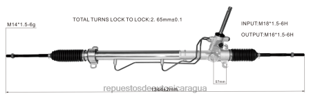 Repuestos Suzuki motos Nicaragua - cremallera de dirección asistida 22930456 0208V2707 CHEVROLET