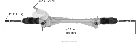 Repuestos de motos Nicaragua - cremallera de dirección asistida 26284042 0208V2703 CHEVROLET