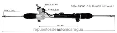 Repuestos para motos Nicaragua - cremallera de dirección asistida 96626519 96626518 04817547 96626520 0208V2706 CHEVROLET