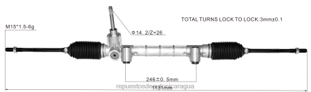 Repuestos de motos Nicaragua - cremallera de dirección asistida 68543684aa 52158008 0208V2793 DODGE/CHRYSLER