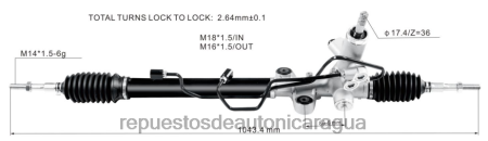 Repuestos de motos Yamaha Nicaragua - cremallera de dirección asistida 53601-snb-t02 0208V2535 HONDA