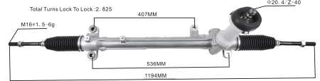 Repuestos Suzuki motos Nicaragua - cremallera de dirección asistida 56500-c5100 0208V2727 HYUNDAI/KIA