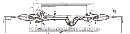 Repuestos de motos Honda Nicaragua - cremallera de dirección asistida 56500-p2000 0208V2724 HYUNDAI/KIA