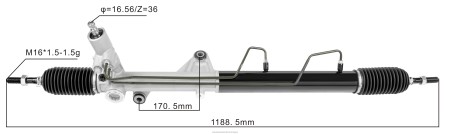 Repuestos de motos Yamaha Nicaragua - Cremallera de dirección asistida 577002j200 577002j201 577002j001 0208V2765 HYUNDAI/KIA