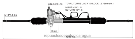 Repuestos de motos Yamaha Nicaragua - cremallera de dirección asistida 57700-22601 57700-2f100 577002f650 577002f101 57710-2f000 0208V2735 HYUNDAI/KIA