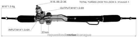 Repuestos de motos por mayor en Nicaragua - cremallera de dirección asistida 57700-3j000 0208V2768 HYUNDAI/KIA