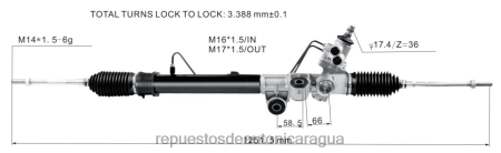 Repuestos de motos Nicaragua - cremallera de dirección asistida 8-97943518-0 8-97944520-0 0208V2603 ISUZU
