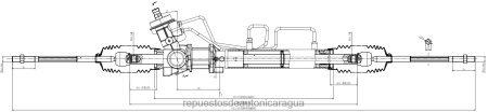 Repuestos de motos Honda Nicaragua - cremallera de dirección asistida ga2a-32-110n 0208V2644 MAZDA