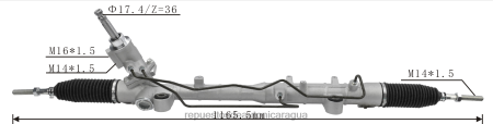 Repuestos de motos Nicaragua - cremallera de dirección asistida eg21-32110r0j 0208V2633 MAZDA