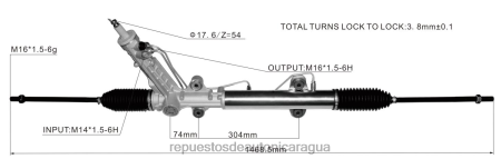 Repuestos de auto Nicaragua - cremallera de dirección asistida 9044600300 0208V2431 MERCEDES-BENZ/BMW