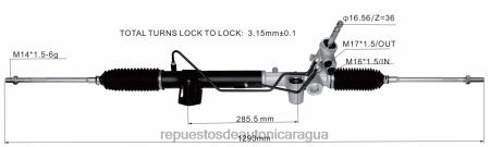 Distribuidores de repuestos para motos Nicaragua - cremallera de dirección asistida 4410a259 0208V2559 MITSUBISHI