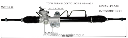 Mayoristas de repuestos de auto - cremallera de dirección asistida 49200-3xa0a 0208V2592 NISSAN