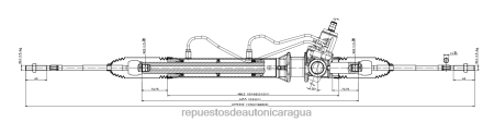 Repuestos de motos Honda Nicaragua - cremallera de dirección asistida 490010w015 490010w010 0208V2564 NISSAN