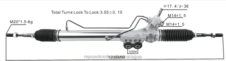 Repuestos de motos Honda Nicaragua - cremallera de dirección asistida 49001-5zp0a 0208V2574 NISSAN
