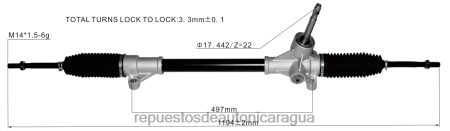 Repuestos para motos Nicaragua - cremallera de dirección asistida 23641782 0208V2836 WULING