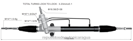 Repuestos de motos Nicaragua - cremallera de dirección asistida pw920775 0208V2653 PROTON/PERODUA