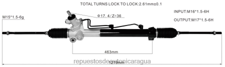 Distribuidores de repuestos para motos Nicaragua - Cremallera de dirección asistida 44250-48051 44250-48050 44200-48051 0208V2459 TOYOTA