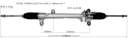 Importadores de repuestos de motos en Nicaragua - cremallera de dirección asistida 45510-28122 0208V2510 TOYOTA