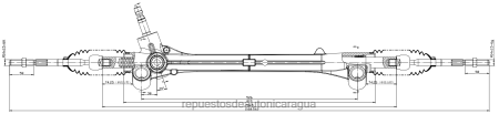 Mayoristas de repuestos de auto - Cremallera de dirección asistida 44250-52010 44250-52340 44250-52200 0208V2452 TOYOTA