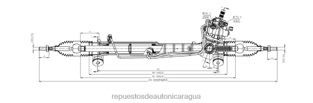 Mayoristas de repuestos de auto - cremallera de dirección asistida 44200-50180 0208V2522 TOYOTA