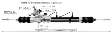 Mayoristas de repuestos de auto - cremallera de dirección asistida 44250-26220 0208V2482 TOYOTA