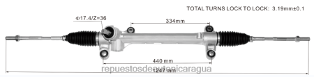 Mayoristas de repuestos de auto - cremallera de dirección asistida 45510-02490 0208V2442 TOYOTA