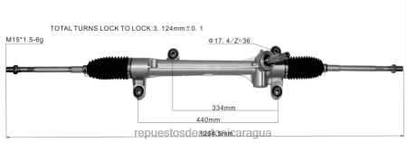 Mayoristas de repuestos de auto - cremallera de dirección asistida 45510-28131 0208V2512 TOYOTA