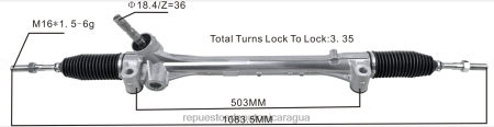 Repuestos Suzuki motos Nicaragua - cremallera de dirección asistida 45510-58080 0208V2457 TOYOTA