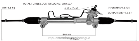Repuestos de motos Honda Nicaragua - cremallera de dirección asistida 44200-12770 0208V2474 TOYOTA