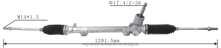 Repuestos de motos Nicaragua - cremallera de dirección asistida 45510-bz170 45510-bz230 0208V2503 TOYOTA