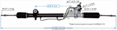 Repuestos de motos Yamaha Nicaragua - cremallera de dirección asistida 44250-04020 0208V2465 TOYOTA