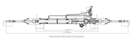 Repuestos de motos por mayor en Nicaragua - cremallera de dirección asistida 44250-0b020 0208V2468 TOYOTA