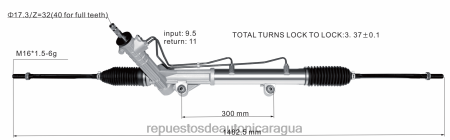 Distribuidores de repuestos para motos Nicaragua - cremallera de dirección asistida 97vb3n503ba 97vb3n503aa 0208V2669 FORD