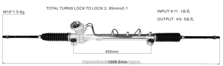 Mayoristas de repuestos de auto - Cremallera de dirección asistida 3l8z-3504-darm yl8z-3504-kbrm 0208V2672 FORD