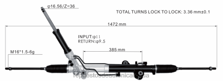 Repuestos de auto Nicaragua - cremallera de dirección asistida ck413200ae/aj 0208V2671 FORD