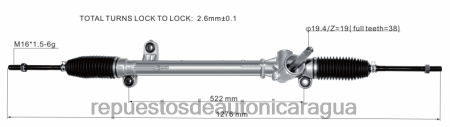 Repuestos de motos Honda Nicaragua - cremallera de dirección asistida jx6c-3a500-ad 0208V2664 FORD