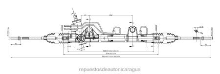 Repuestos de motos Nicaragua - cremallera de dirección asistida 96fb-3200-ah 0208V2663 FORD