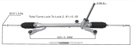 Repuestos de motos por mayor en Nicaragua - cremallera de dirección asistida cn153a500aa 0208V2668 FORD