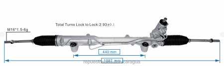 Repuestos Suzuki motos Nicaragua - cremallera de dirección asistida 2h2422055b 0208V2427 VOLKSWAGEN