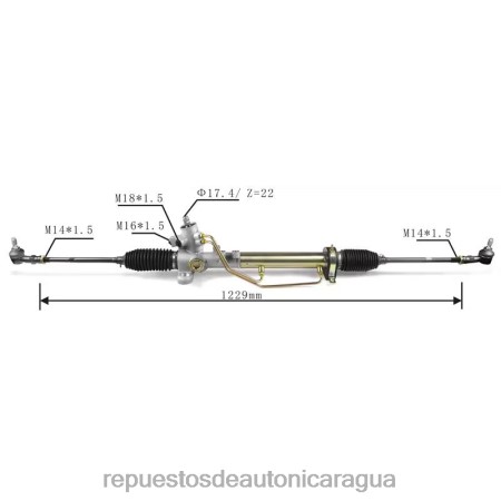 Repuestos de motos Nicaragua - cremallera de dirección asistida 1h0422803a 0208V1473 VOLKSWAGEN
