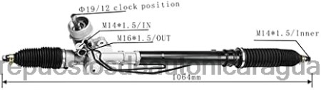 Repuestos para motos Nicaragua - cremallera de dirección asistida 4b1422066a 0208V1476 VOLKSWAGEN