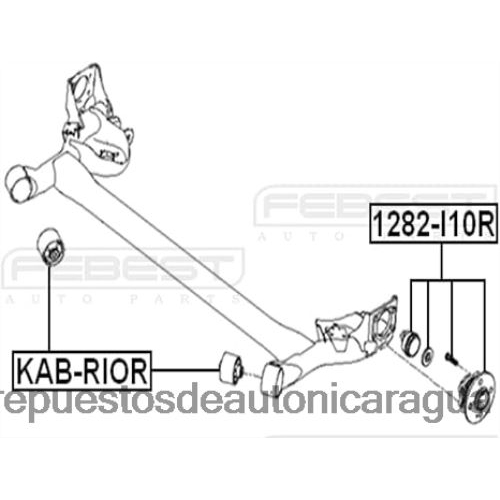 Repuestos de auto Nicaragua - 527501g001 - cubo de rueda V6HV8H1