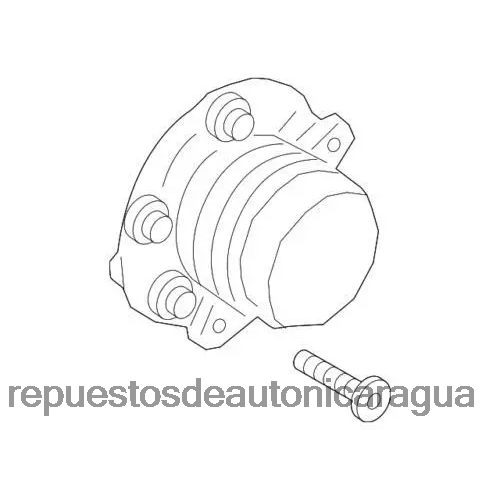 Repuestos de motos Yamaha Nicaragua - e1gz-1104-b - cubo de rueda V6HV8H5