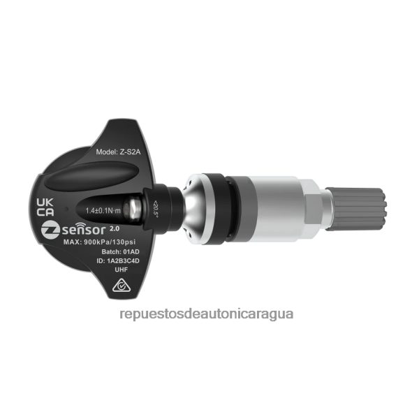 Distribuidores de repuestos para motos Nicaragua - Sensor tpms de repuesto kia oe - oe p/n 529332s410, 529333x305 frecuencia 433mhz 6LR0682077 vástago de válvula de metal - plateado