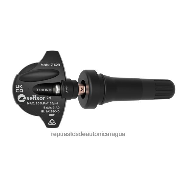 Repuestos de motos Nicaragua - Sensor tpms de repuesto oe para camión ram, oe p/n 68249197aa, frecuencia 433mhz 6LR0681411 vástago de válvula de goma